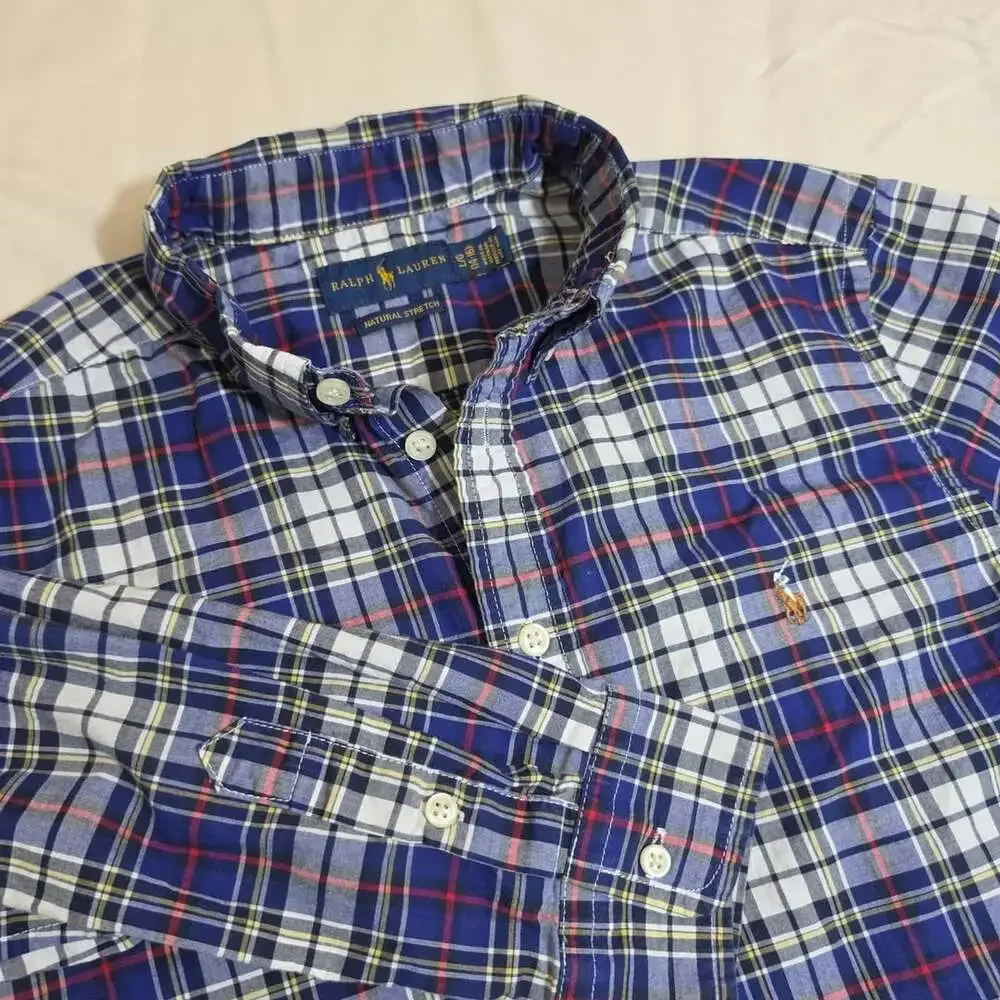 Ralph Lauren Plaid Button Down Shirt L/G (14-16)